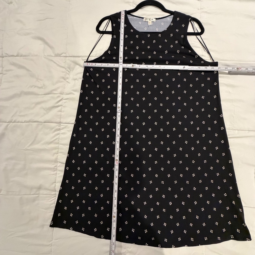 Workwear Office Nine‎ Britton Womens XL Black Floral Sleeveless Sheath Dress New - Picture 8 of 13